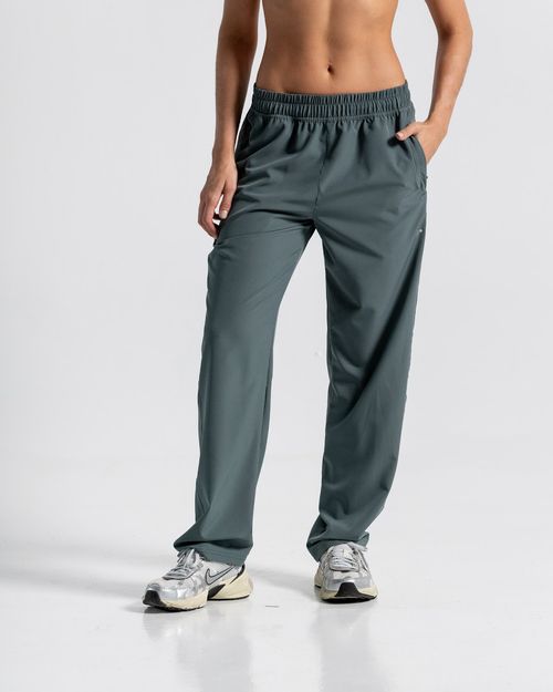 Pantalón Bota Recta,  Color Verde Laurel Para Mujer