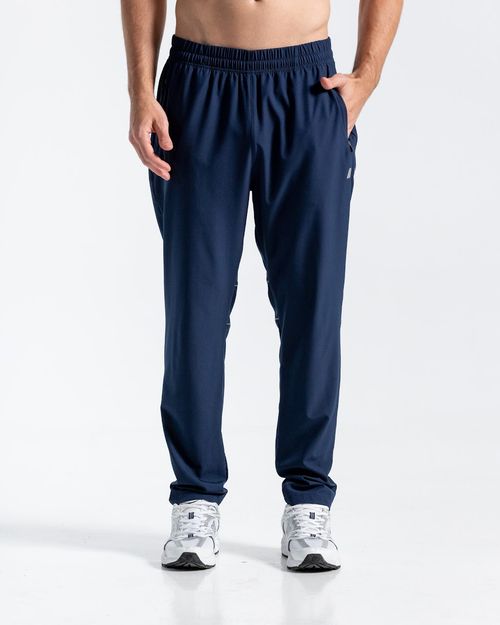 Pantalón Deportivo,  Color Azul Oscuro Jaspe  Para Hombre