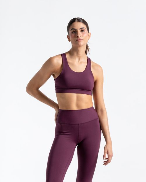 Top Esencial Sesgos,  Color Uva  Para Mujer