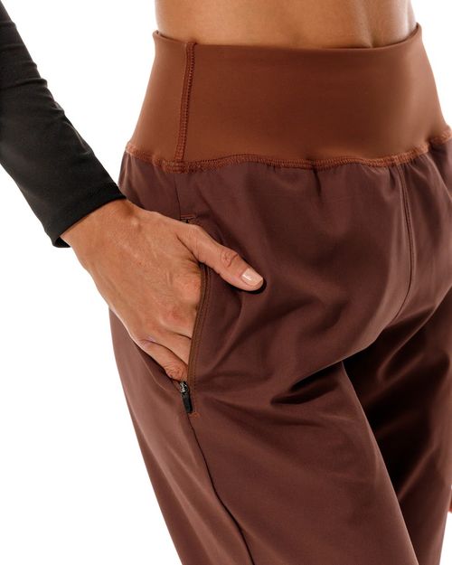 Pantalón Deportivo,  Color Chocolate  Para Mujer