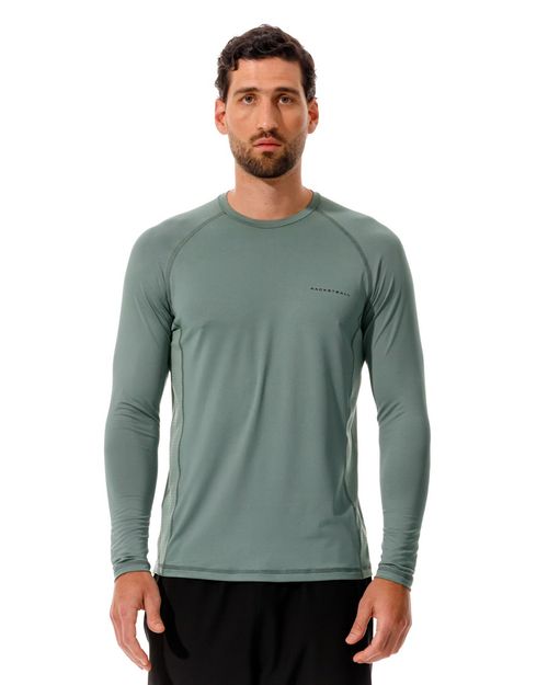 Camibuzo Protección Uv,  Color Verde  Para Hombre