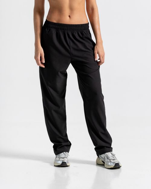 Pantalón Bota Recta,  Color Negro  Para Mujer