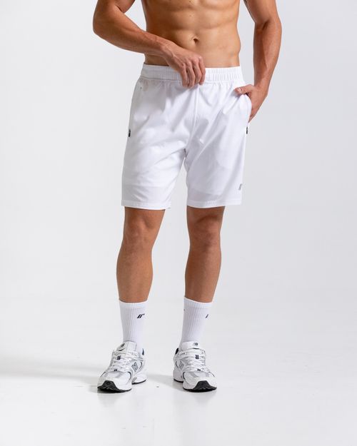 Pantaloneta Deportiva,  Color Blanco Para Hombre