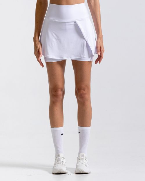 Falda Deportiva,  Color Blanco Para Mujer