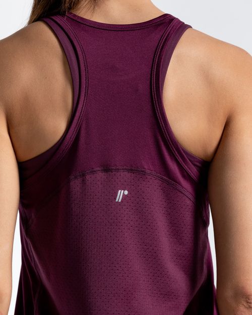 Esqueleto Con Bloques En Malla,  Color Uva  Para Mujer