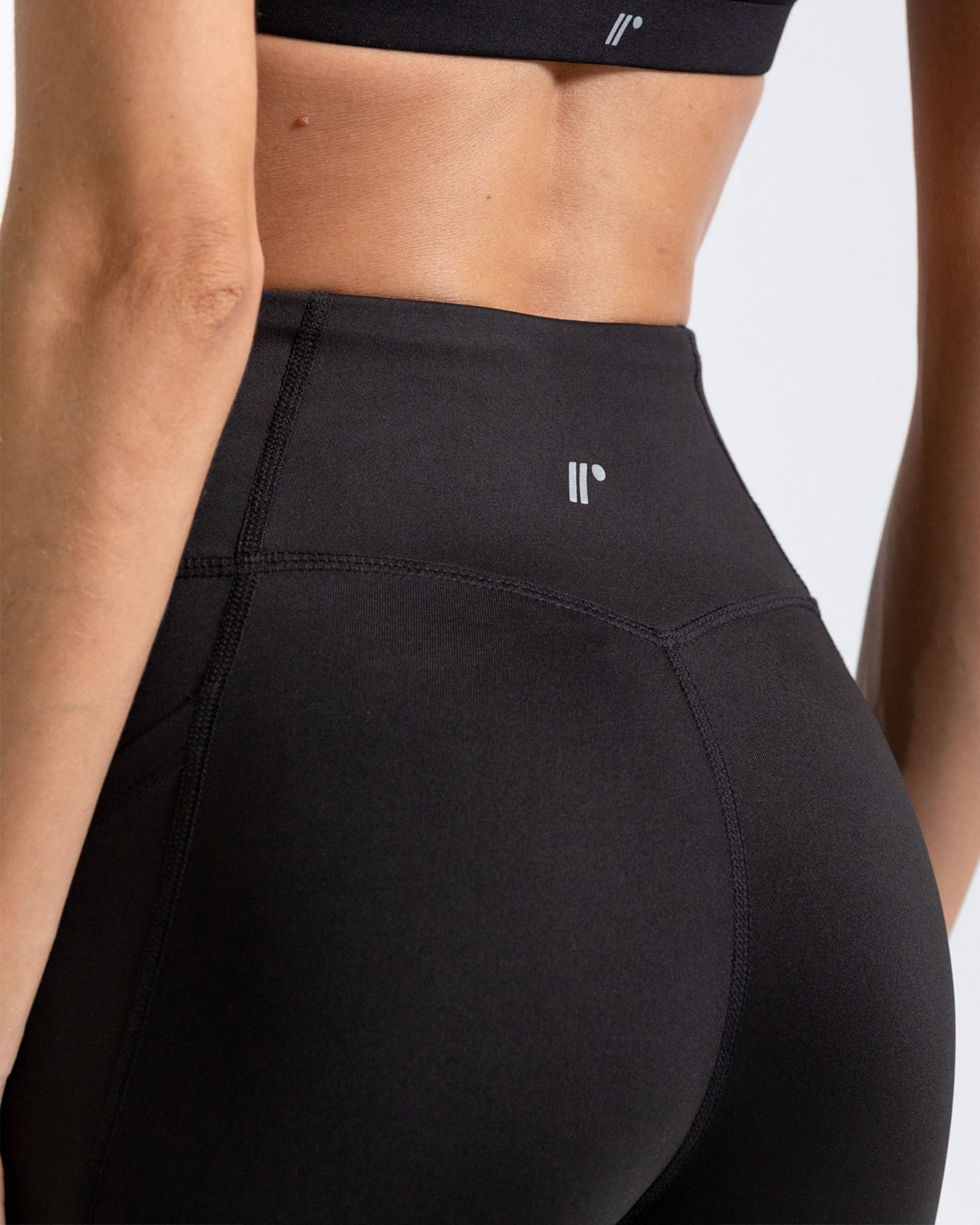 Licra Larga Powernet,  Color Negro  Para Mujer