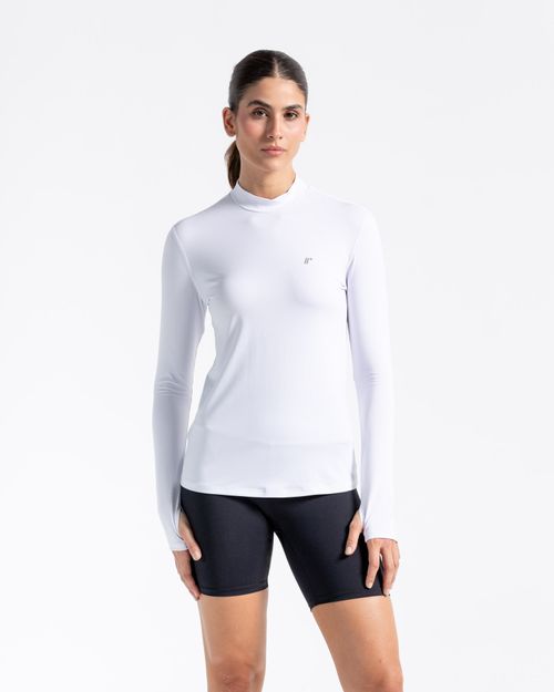 Camibuzo Protección UV,  Color Blanco Para Mujer