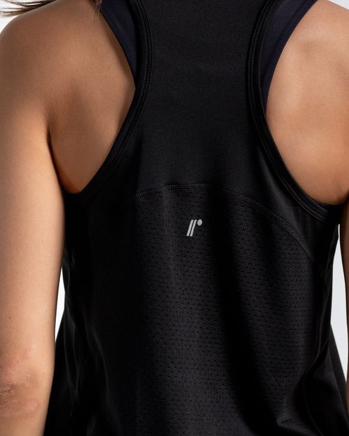 Esqueleto Con Bloques En Malla,  Color Negro  Para Mujer