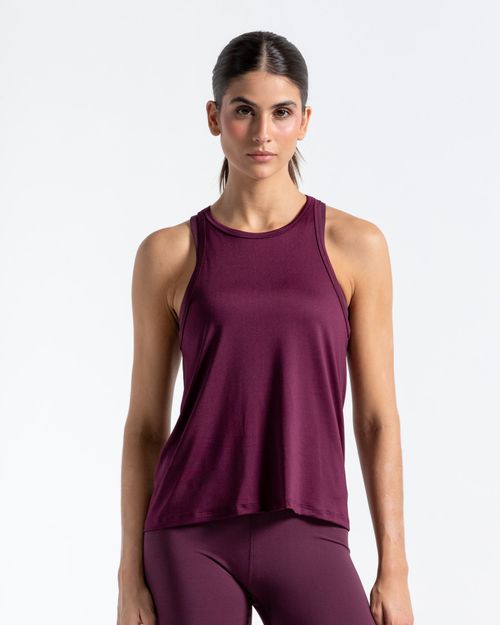 Esqueleto Con Bloques En Malla,  Color Uva  Para Mujer