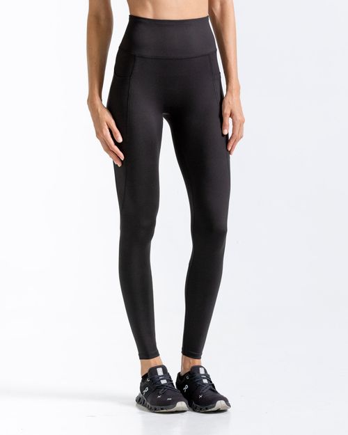 Licra Larga Powernet,  Color Negro  Para Mujer