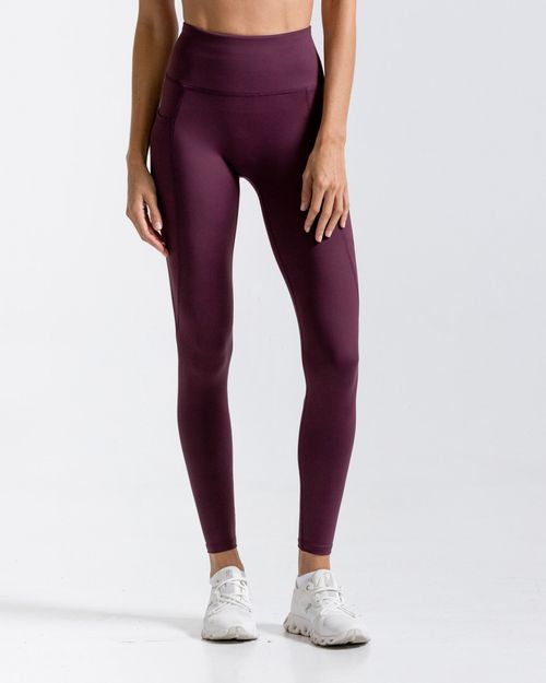 Licra Larga Powernet,  Color Uva  Para Mujer