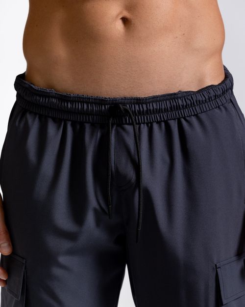 Pantalón Tipo Cargo,  Color Gris Oscuro  Para Hombre