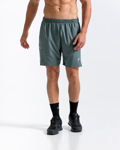 Pantaloneta Deportiva,  Color Verde  Para Hombre