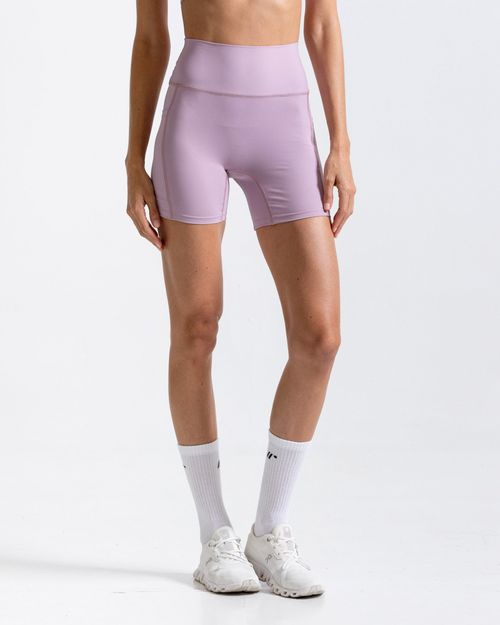 Licra Corta Deportiva,  Color Mora Para Mujer