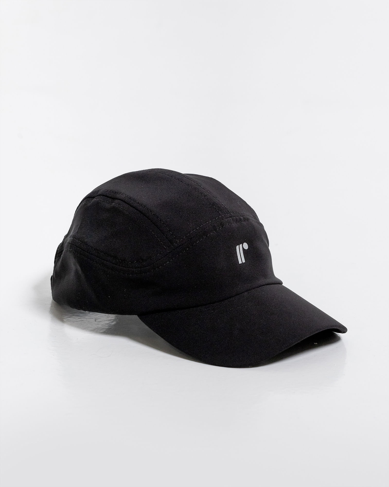 Gorra 5 Paneles,  Color Negro