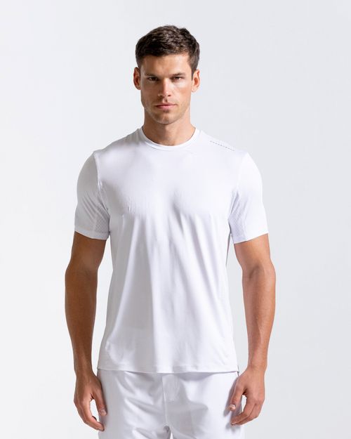 Camiseta Manga Corta,  Color Blanco Para Hombre
