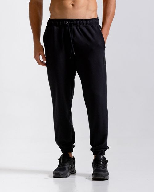 Jogger Deportivo,  Color Negro  Para Hombre