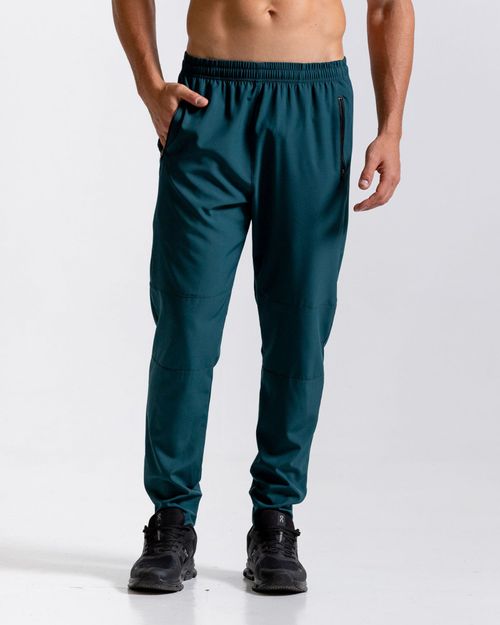 Pantalón Deportivo,  Color Verde Tormenta Para Hombre