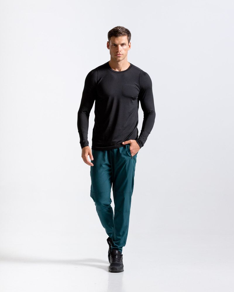 Pantalon-Deportivo--Color-Verde-Tormenta-Para-Hombre--