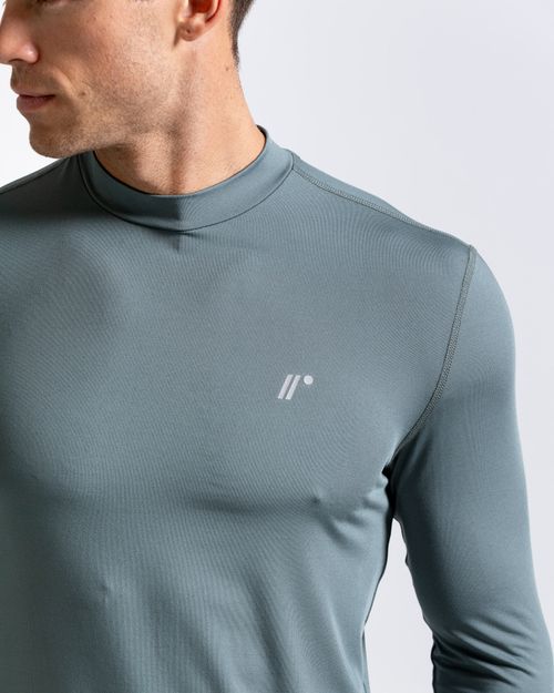 Camibuzo Protección Uv,  Color Verde  Para Hombre