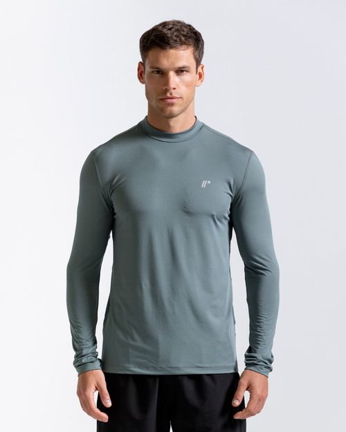 Camibuzo Protección Uv,  Color Verde  Para Hombre