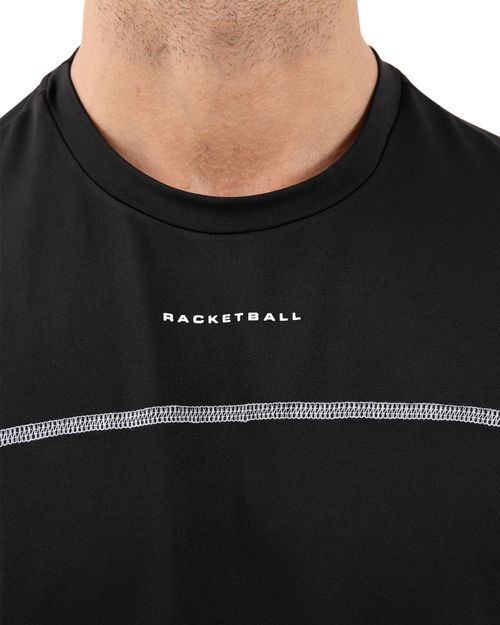 Camiseta Oversize,  Color Negro Blanco Para Hombre