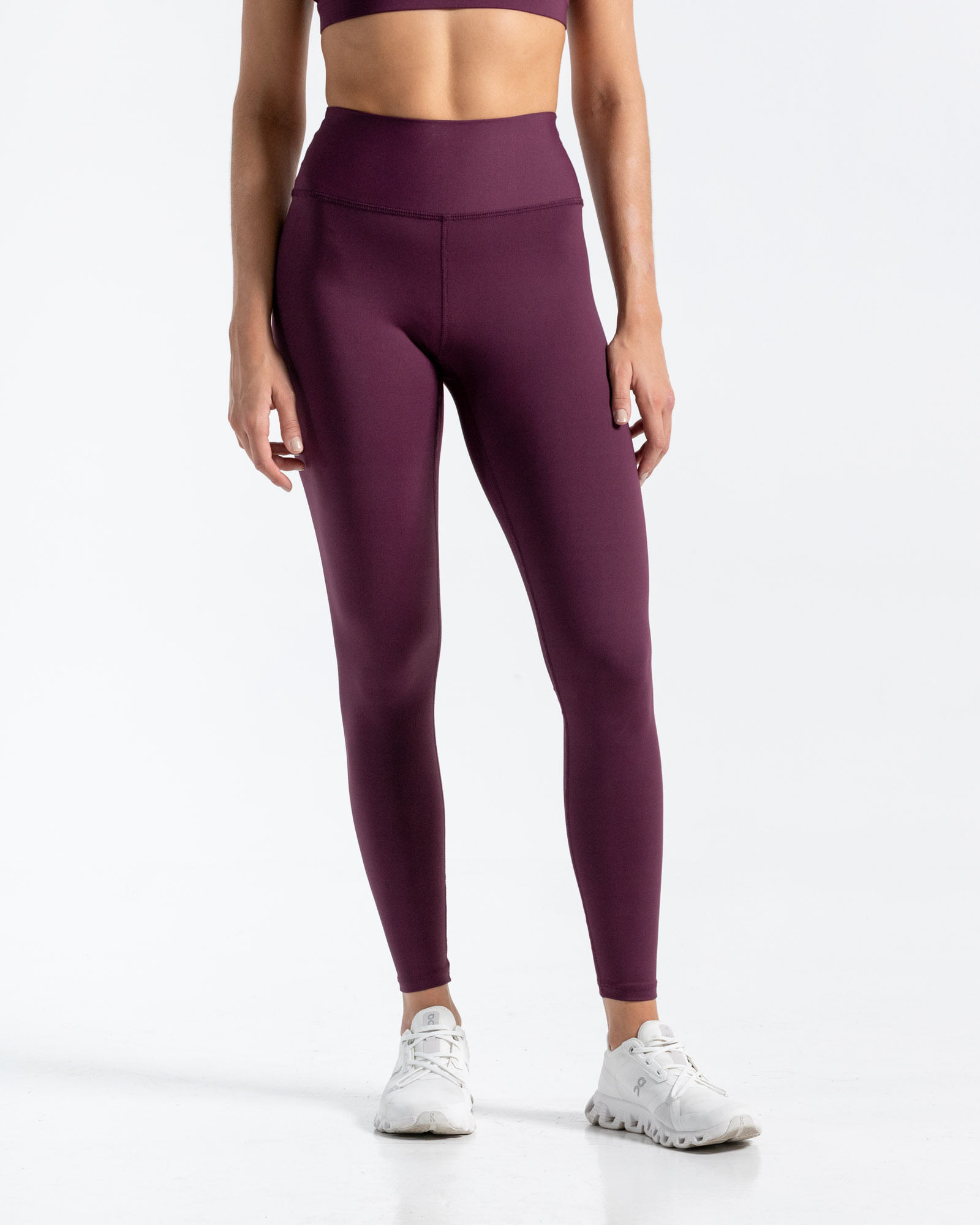 Licra Larga Esencial,  Color Uva  Para Mujer