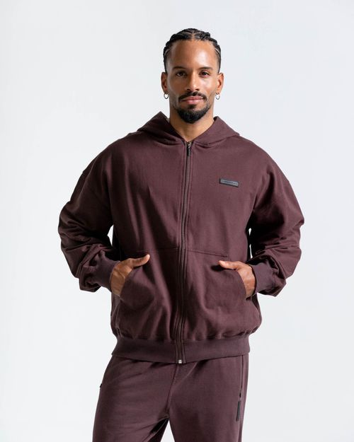 Chaqueta Oversize,  Color Cafe Para Hombre