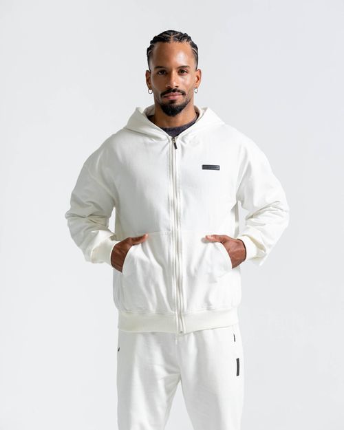 Chaqueta Oversize,  Color Marfil Para Hombre