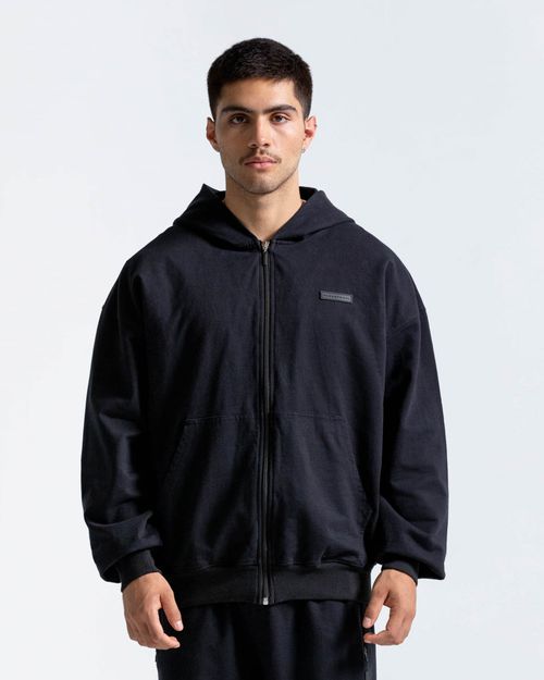 Chaqueta Oversize,  Color Negro  Para Hombre