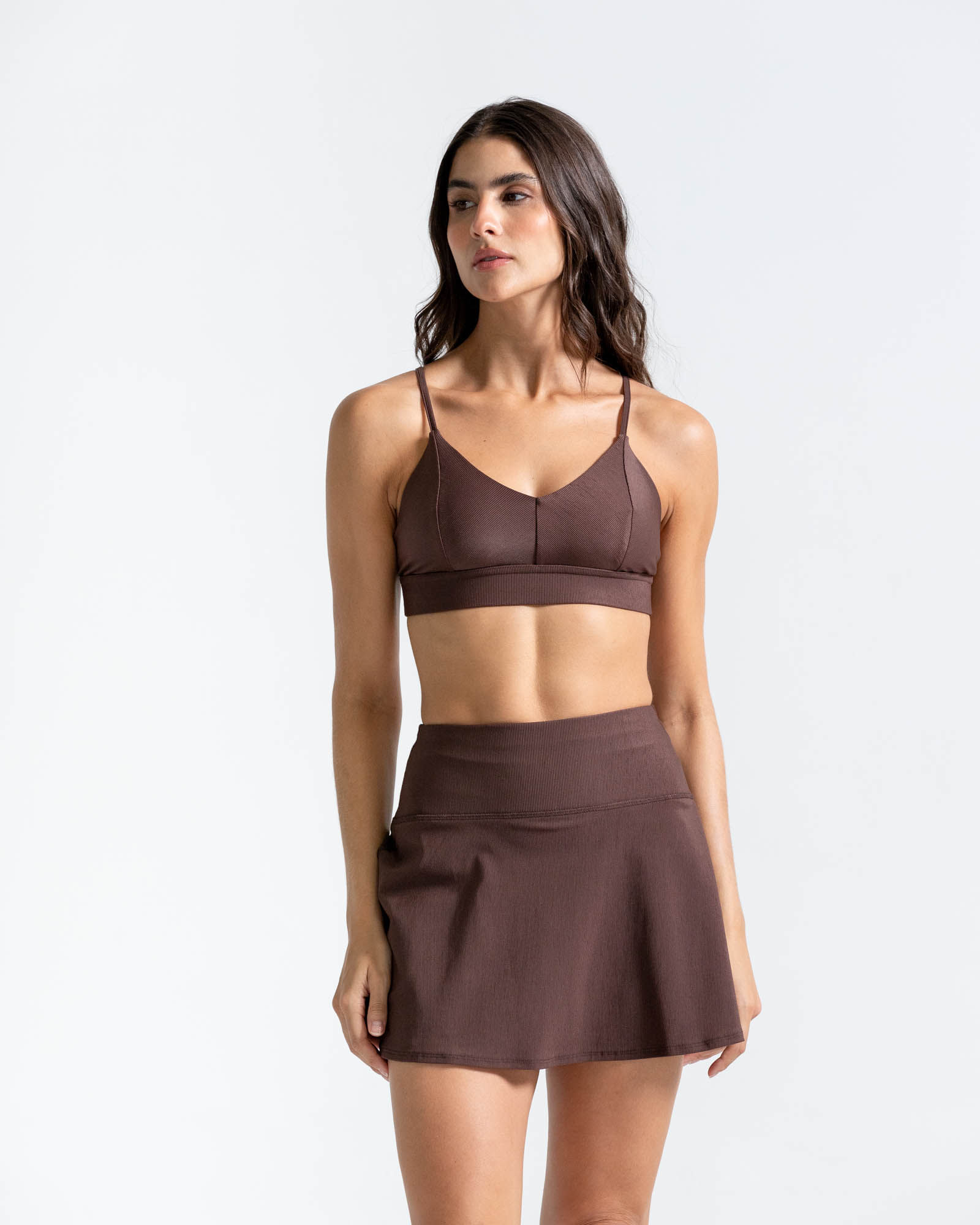 Top Deportivo,  Color Cafe Para Mujer