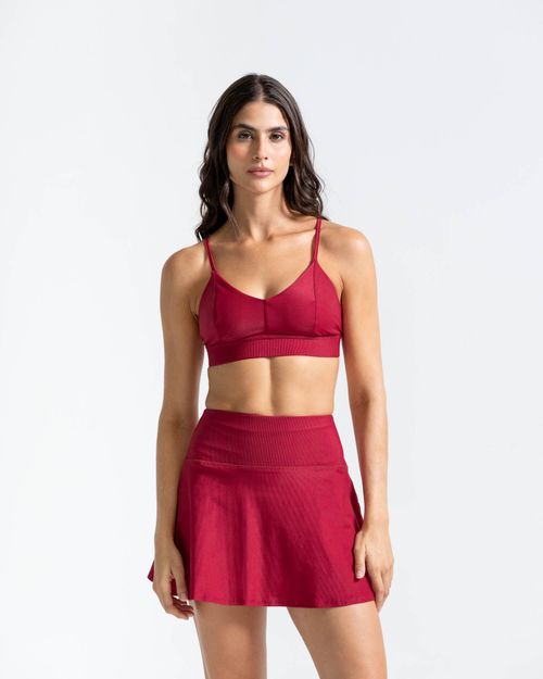 Top Deportivo,  Color Rojo Para Mujer