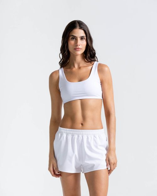 Top Deportivo,  Color Blanco Para Mujer
