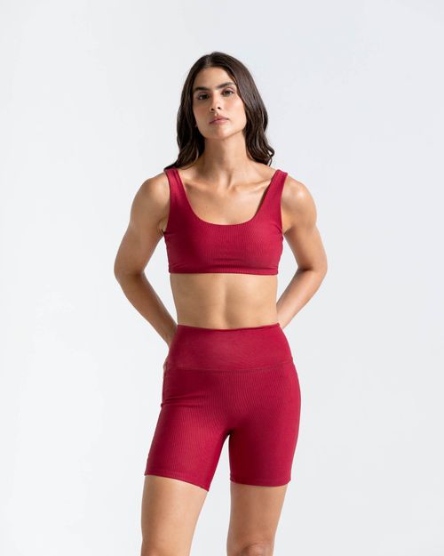 Top Deportivo,  Color Rojo Para Mujer