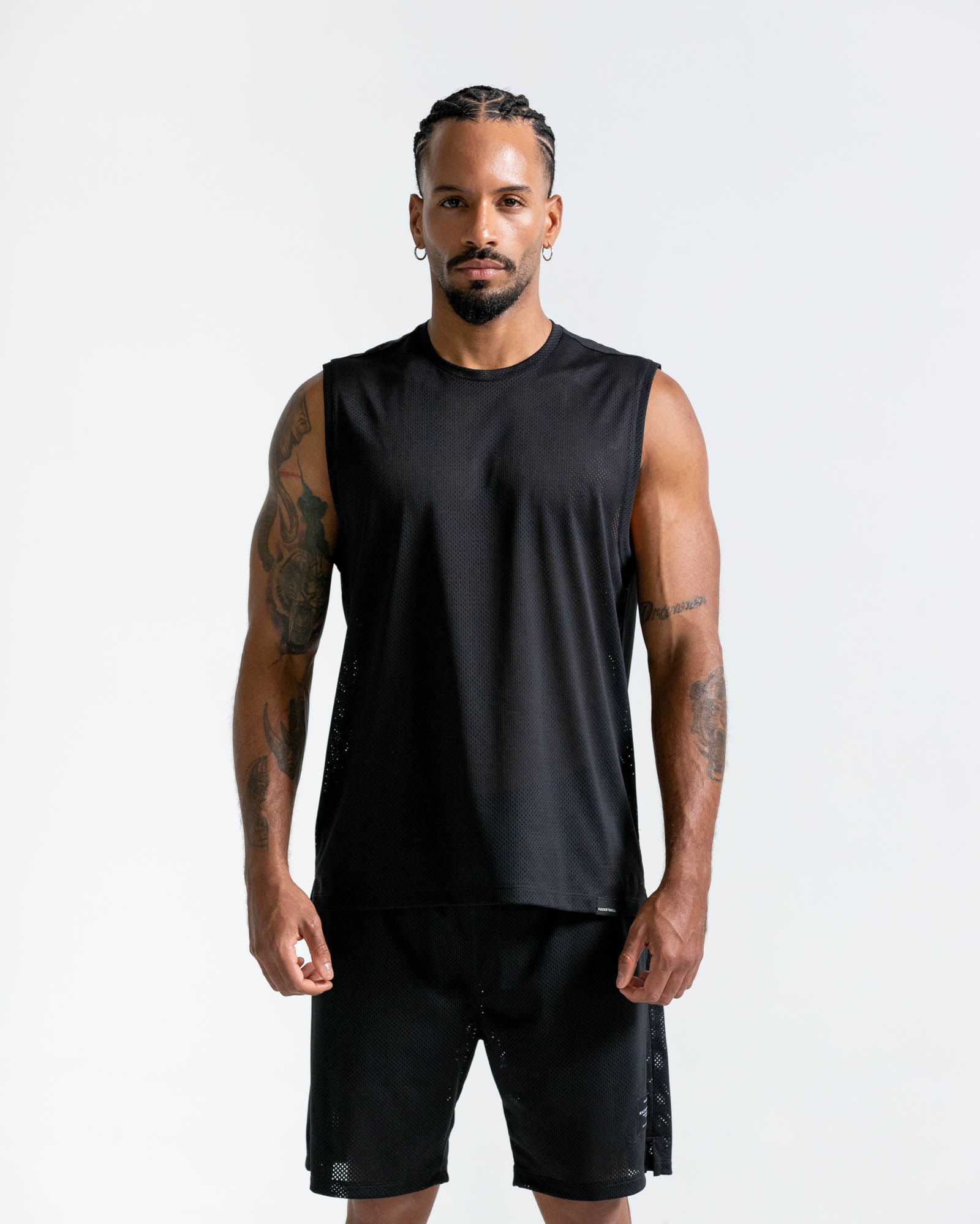 Esqueleto En Malla,  Color Negro  Para Hombre