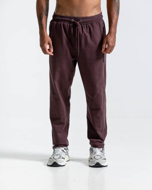Jogger Bota Recta,  Color Cafe Para Hombre