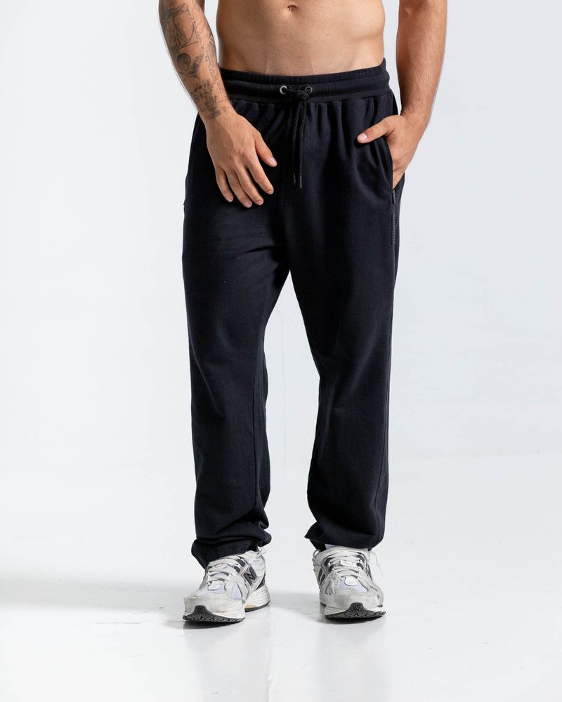 Jogger-Bota-Recta--Color-Negro--Para-Hombre--