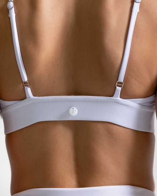 Top Deportivo,  Color Blanco Para Mujer