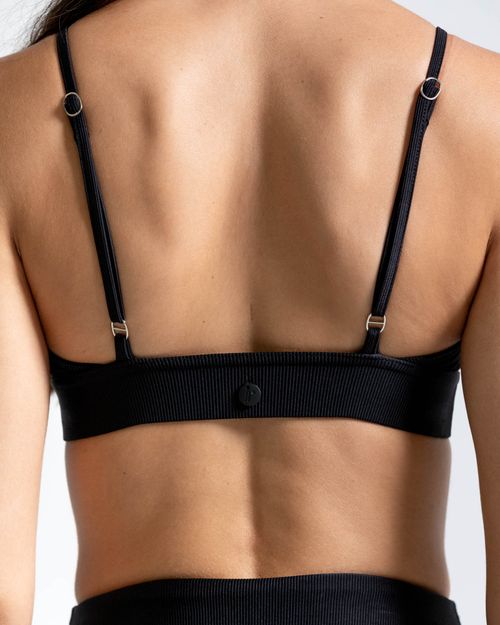 Top Deportivo,  Color Negro  Para Mujer