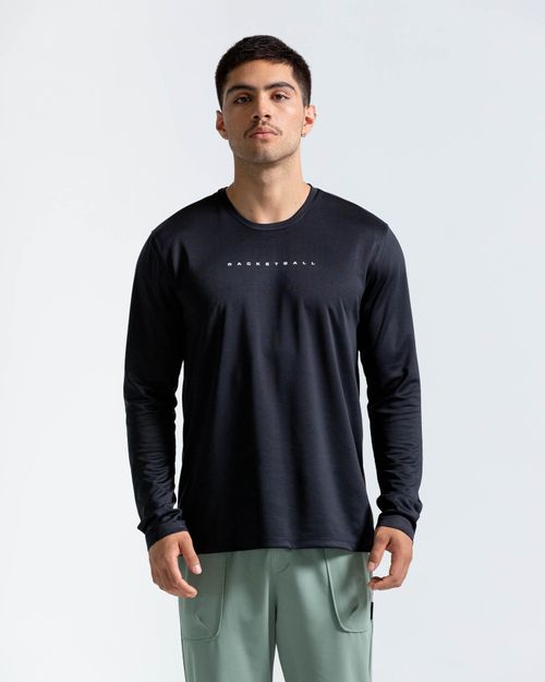 Camibuzo Protección Uv,  Color Negro  Para Hombre