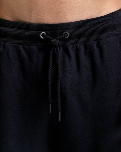 Jogger Bota Recta,  Color Negro  Para Hombre