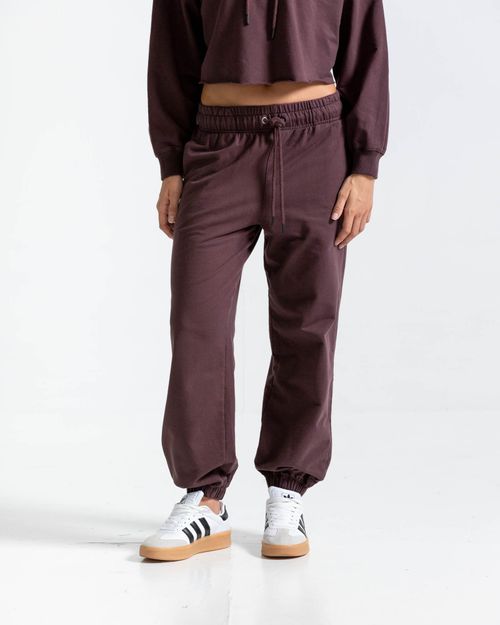Jogger Tiro Alto,  Color Cafe Para Mujer