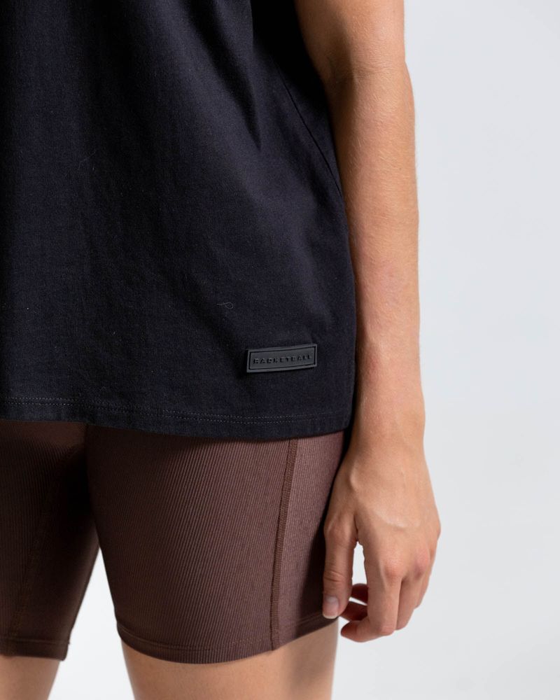 Camiseta-Oversize--Color-Negro--Para-Mujer