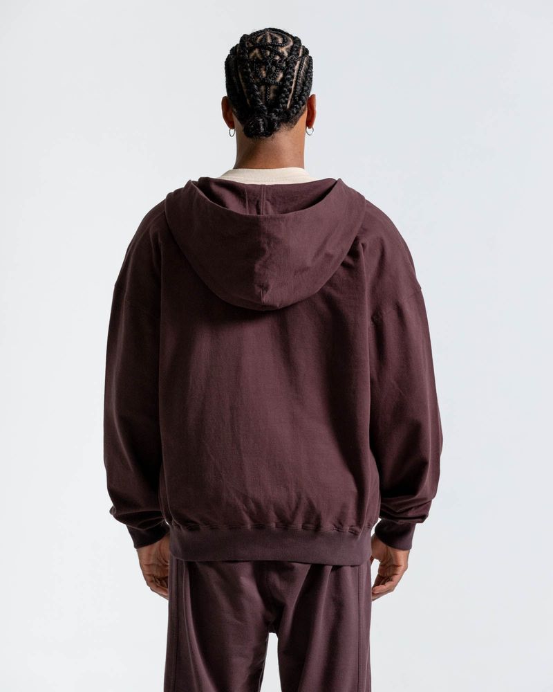 Chaqueta Oversize,  Color Cafe Para Hombre