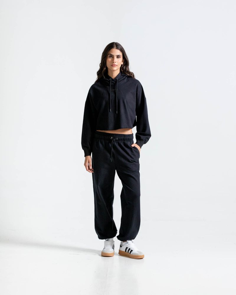 Buzo-Corto-Oversize--Color-Negro--Para-Mujer