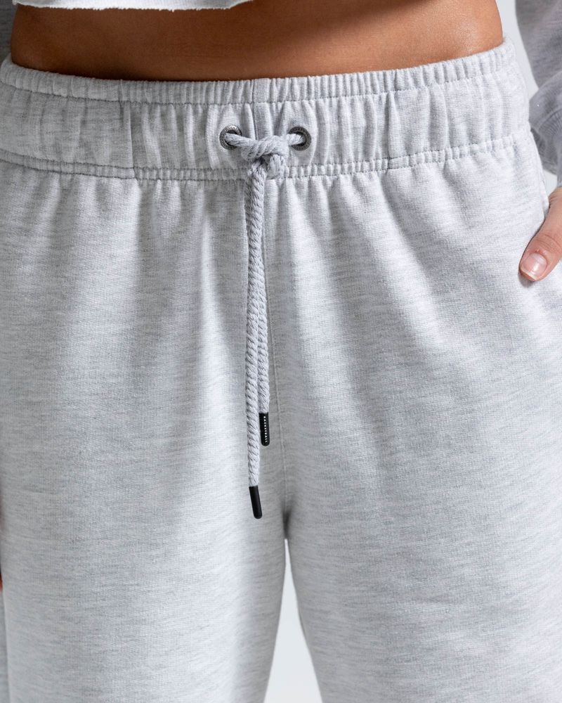 Jogger Tiro Alto,  Color Jaspe  Para Mujer