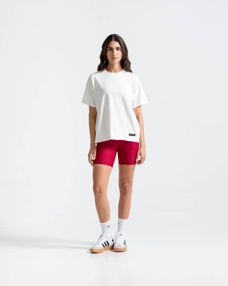 Camiseta-Oversize--Color-Marfil-Para-Mujer