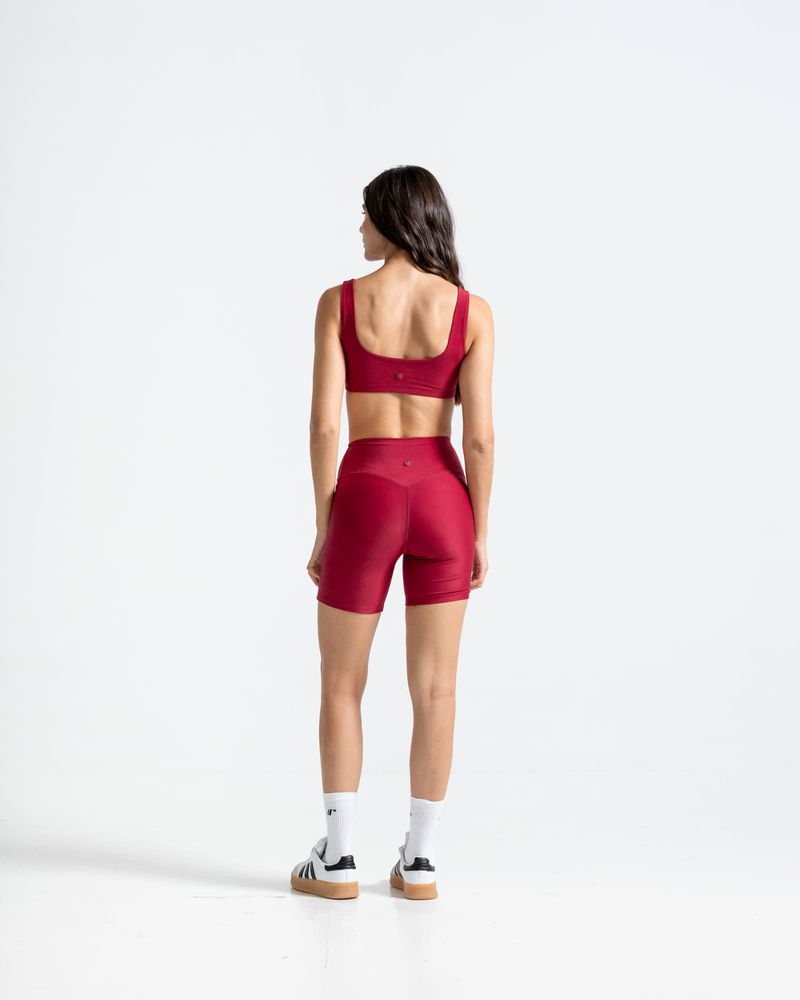 Short-Deportivo-Color-Rojo-Para-Mujer