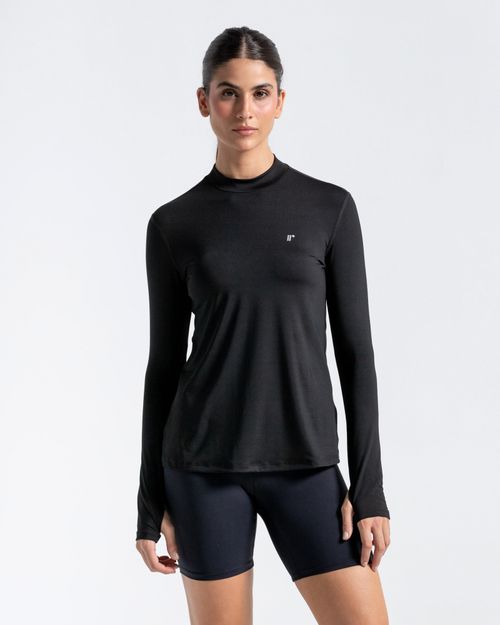 Camibuzo Protección UV, Color Negro Para Mujer