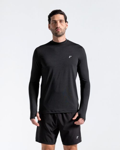 Camibuso Protección Uv, Color Negro Para Hombre